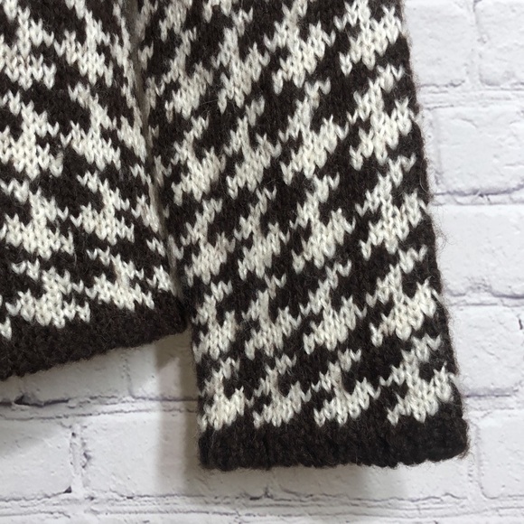 NWT Carducci sweater brown and white - Picture 5 of 15